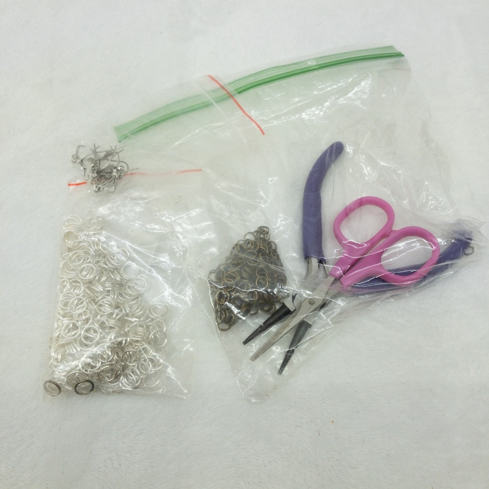 Earring Making Supplies Lot Jewelry Charms Findings Tools Jump Rings Storage - Picture 10 of 14